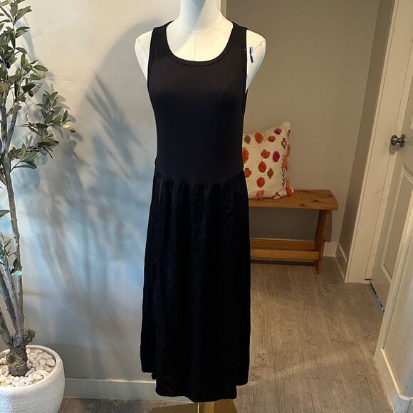 Michael Stars Bridgette Mixed Media Tank Midi Dress New! - Picture 8 of 14